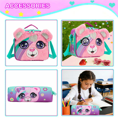 Girls School Backpack & Lunch Bag Set