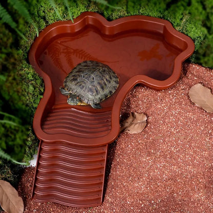 Reptile Bathing Pool with Ramp