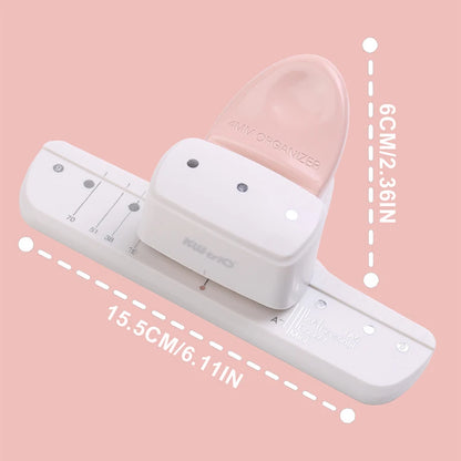 3-Hole Circular Paper Punch for DIY Planners & Notebooks