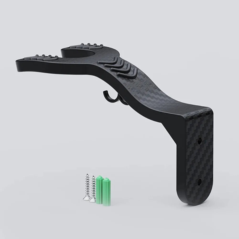 Wall-Mounted Motorcycle Helmet Hook