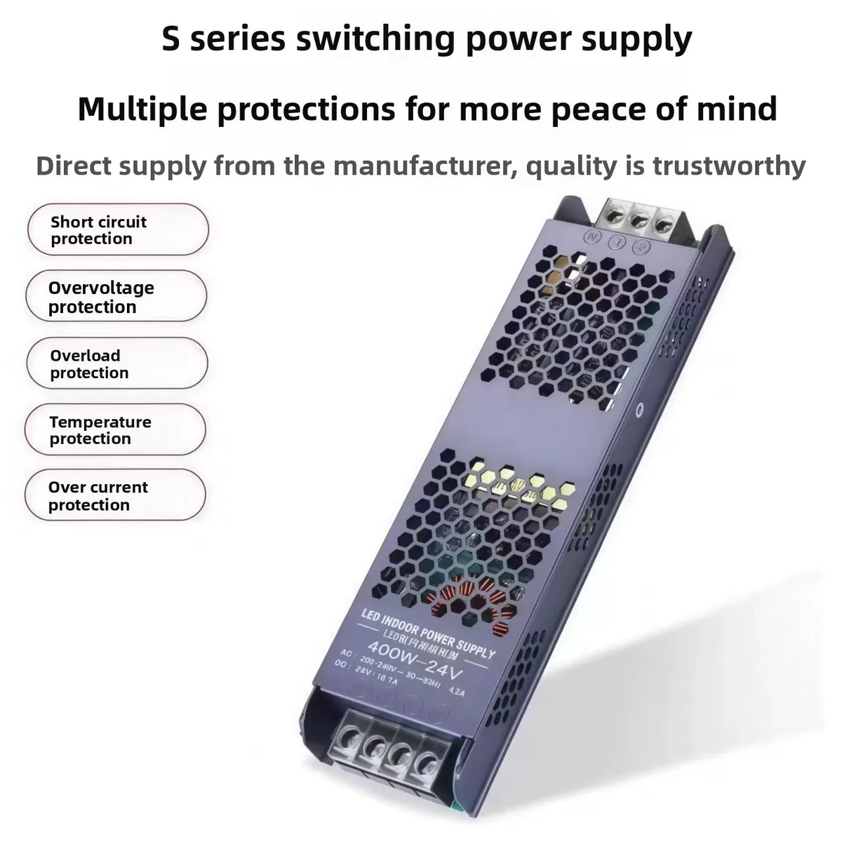 DELAN AC to DC LED Power Supply Transformer