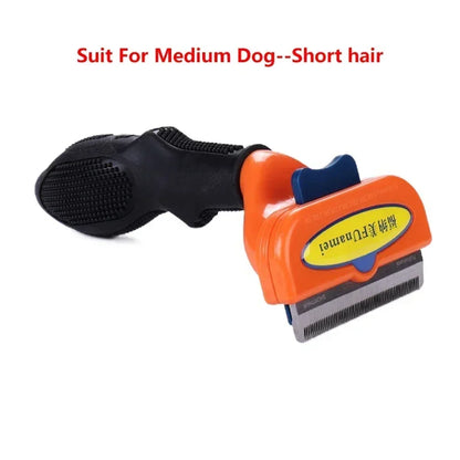 Pet Deshedding Grooming Comb for Cats & Dogs