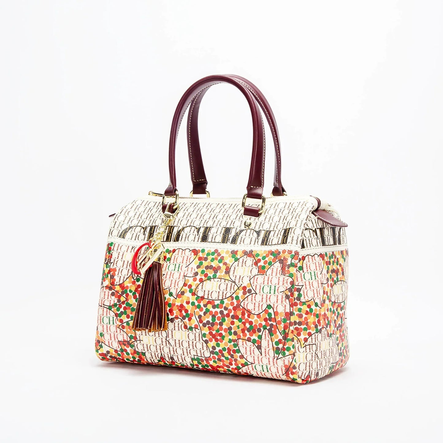 Floral Print Large Capacity Tote Handbag