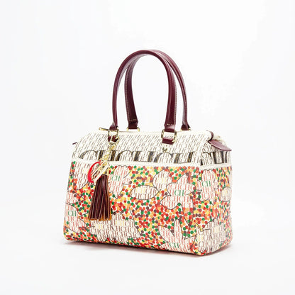 Floral Print Large Capacity Tote Handbag