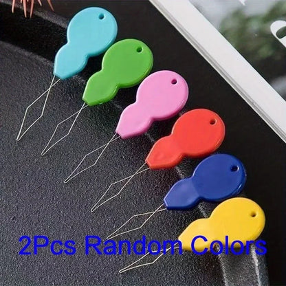2/5/10-Piece Plastic Needle Threader Set