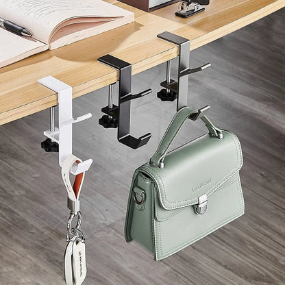 Adjustable Under-Desk Storage Hook