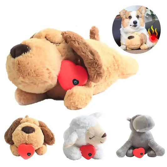 Heartbeat Calming Plush Toy for Dogs
