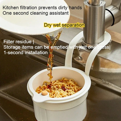 Hanging Sink Drain Basket & Food Strainer