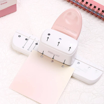 3-Hole Circular Paper Punch for DIY Planners & Notebooks