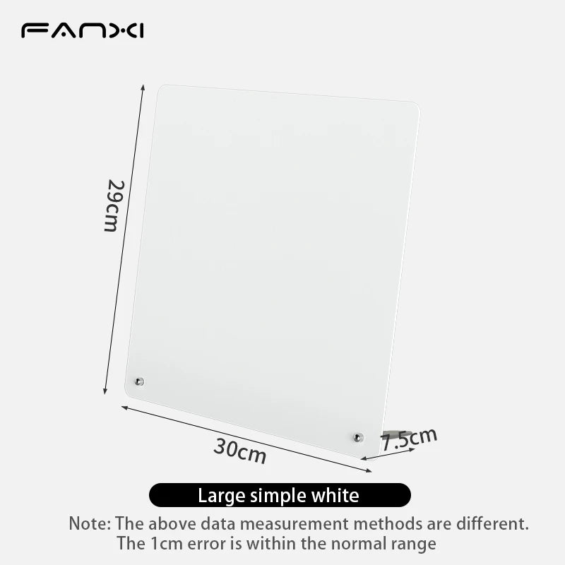 Magnetic Tabletop Bulletin Board with Stand