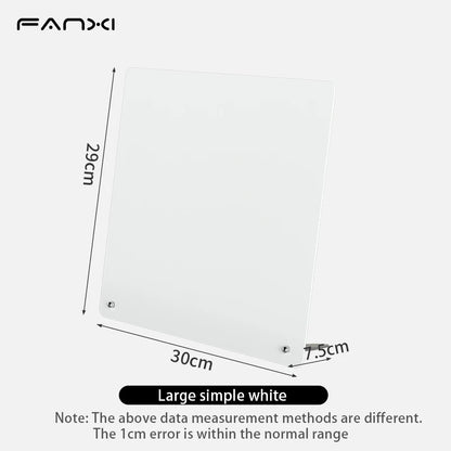 Magnetic Tabletop Bulletin Board with Stand