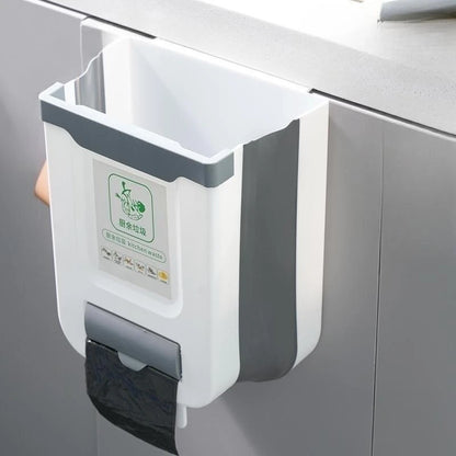 Wall Mounted Folding Kitchen Bin