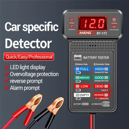 Smart Digital Car Battery Tester