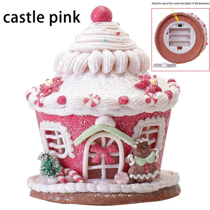 Luminous Christmas Castle Ornament