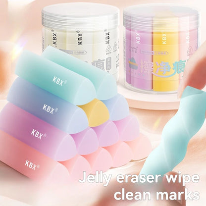 Triangle No-Shavings Clean Eraser Set