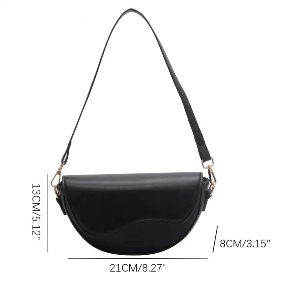 Casual Floral Embossed Leather Crossbody Shoulder Bag