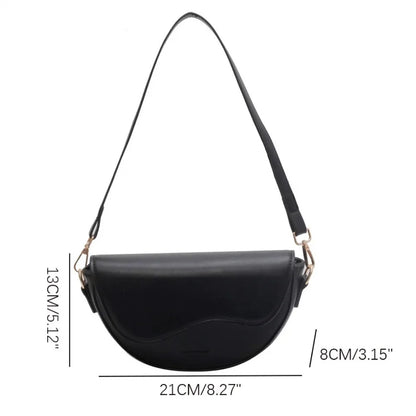 Casual Floral Embossed Leather Crossbody Shoulder Bag