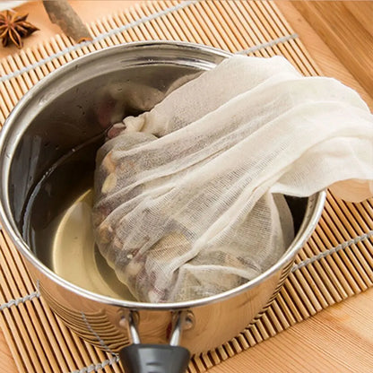 Reusable Cotton Food Filter Bag