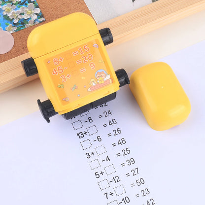 Double Roller Multiplication Practice Stamp