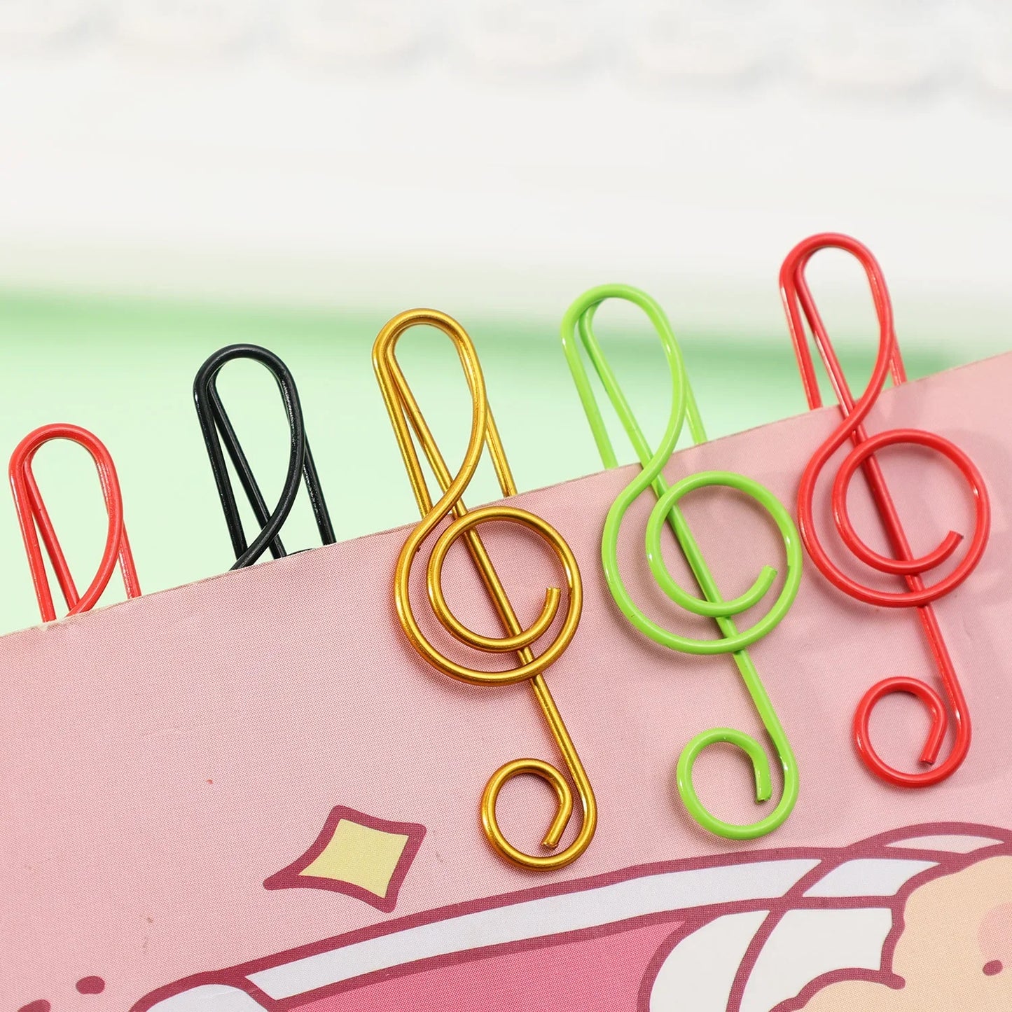 Music Note Paper Clips