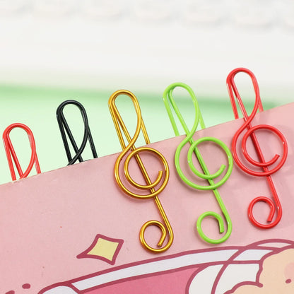 Music Note Paper Clips