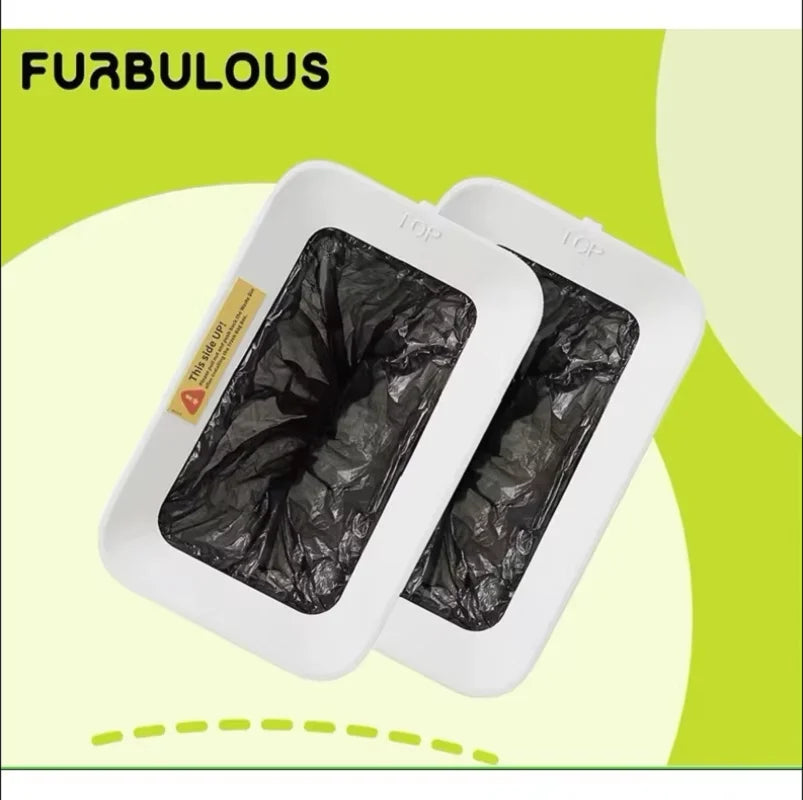 Automatic Cat Litter Box Trash Bag Holder