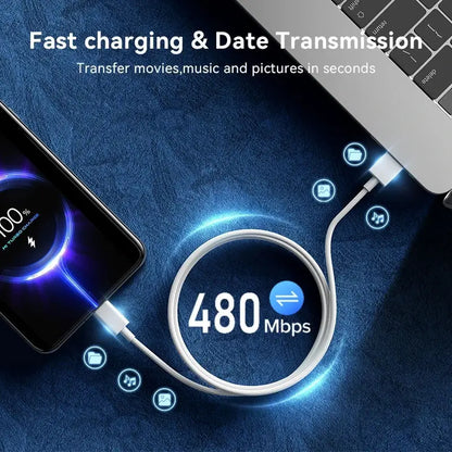 Xiaomi 6A USB Type-C Turbo Fast Charging Cable