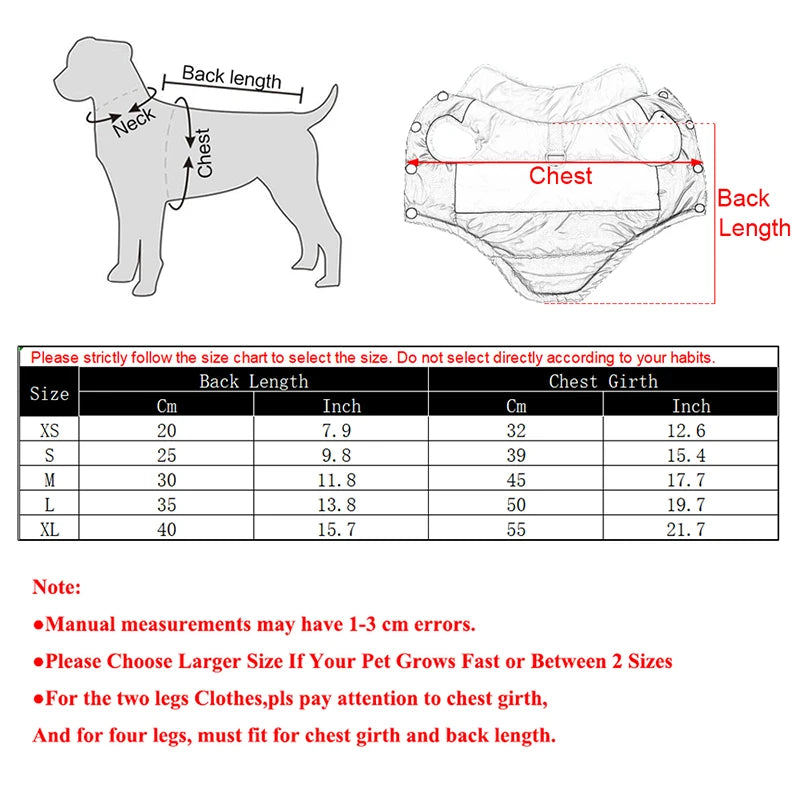 Waterproof Winter Dog Jacket