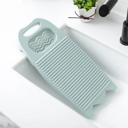 Thickened Hand Wash Laundry Washboard with Soap Holder