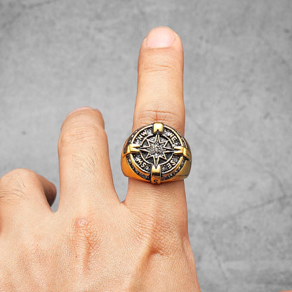 Luxury Compass Ring