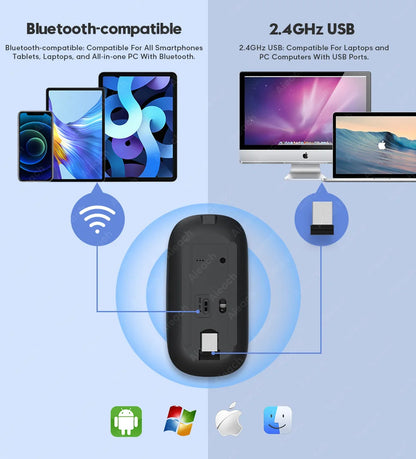 Wireless Bluetooth Keyboard with Touchpad