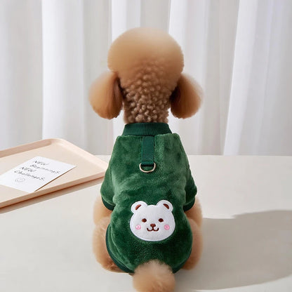 Soft Flannel Dog Jumpsuit