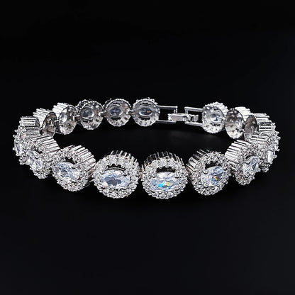 Princess Cubic Zirconia Bracelet