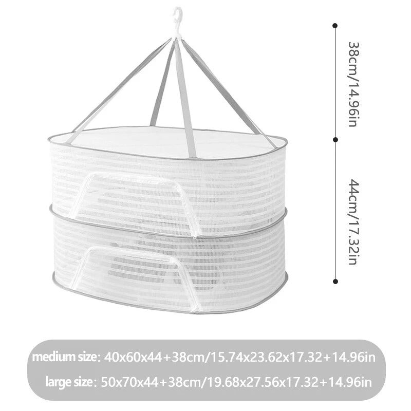 Portable Mesh Hanging Drying Rack
