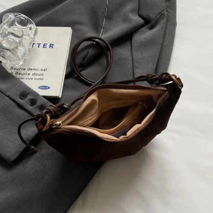 Velvet Shoulder Crossbody Bag