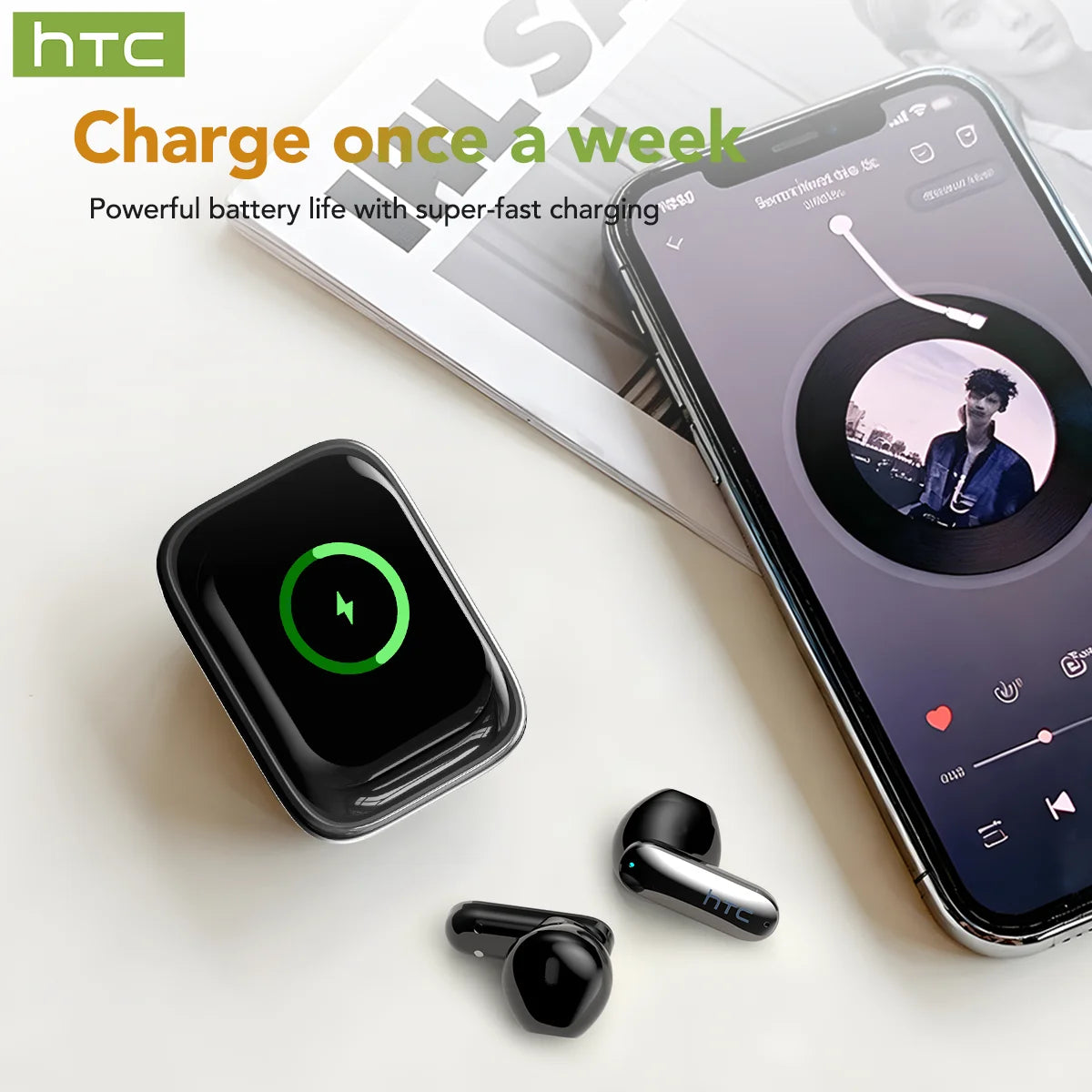 HTC NE48 AI Translation Wireless Earbuds