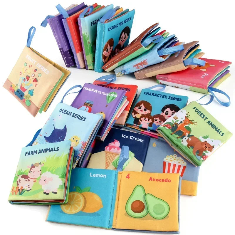 Soft Cloth English Baby Book
