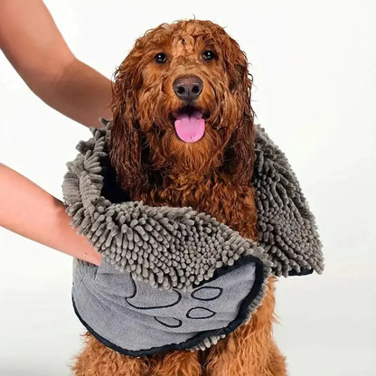 Super Absorbent Pet Bath Towel for Dogs & Cats