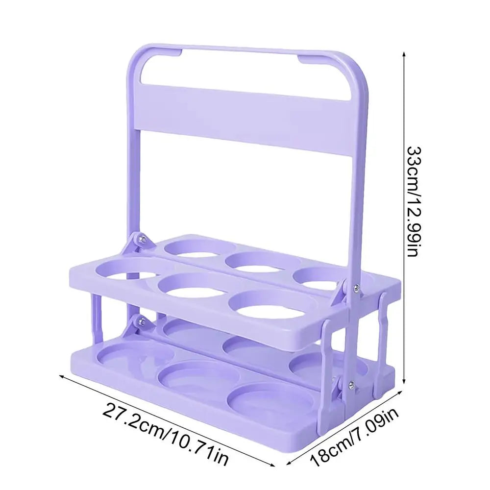 Foldable 6-Bottle Drink Carrier