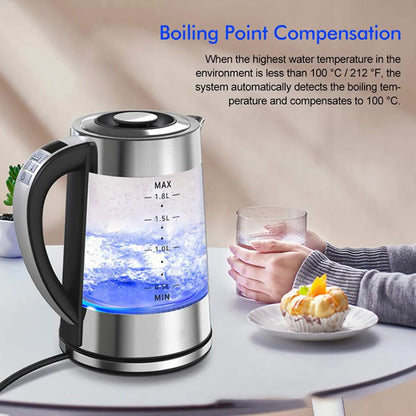 1.8L Portable Electric Kettle Teapot 1800W 220V