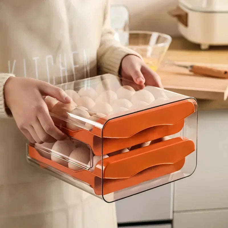 Stackable Refrigerator Egg Storage Drawer