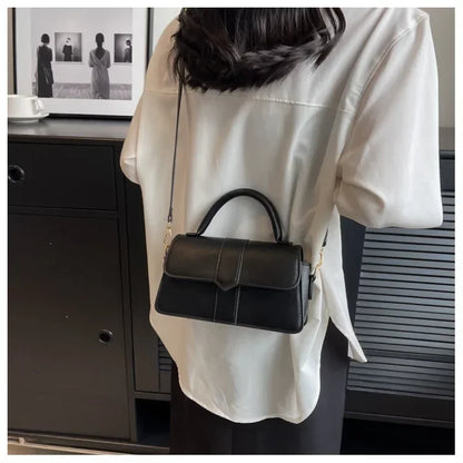 Vintage PU Leather Satchel Shoulder Bag