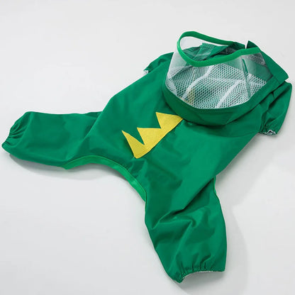Full Coverage Hooded Rain Suit for Dogs