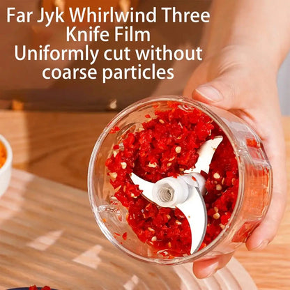 USB Portable Electric Garlic Chopper 260ML