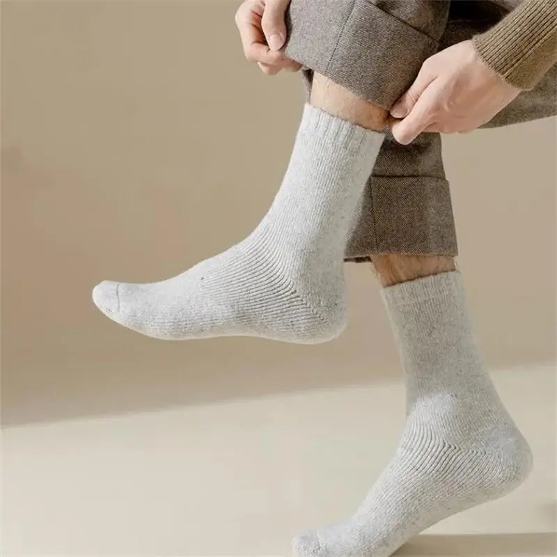 4 Pairs Winter Thermal Wool Socks