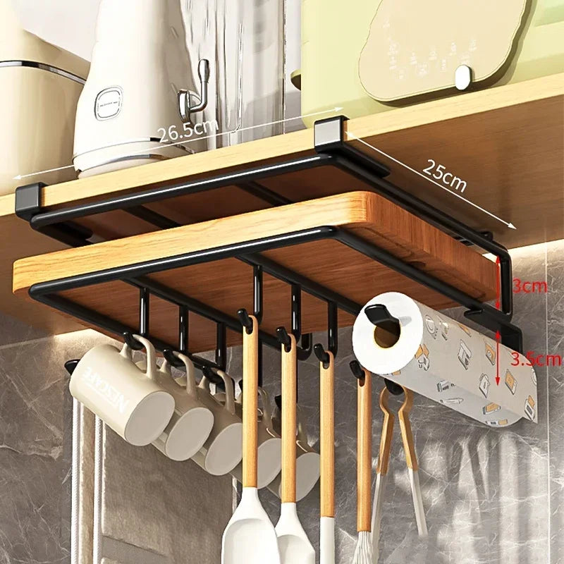 Under Cabinet Kitchen Organizer Rack