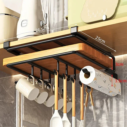Under Cabinet Kitchen Organizer Rack