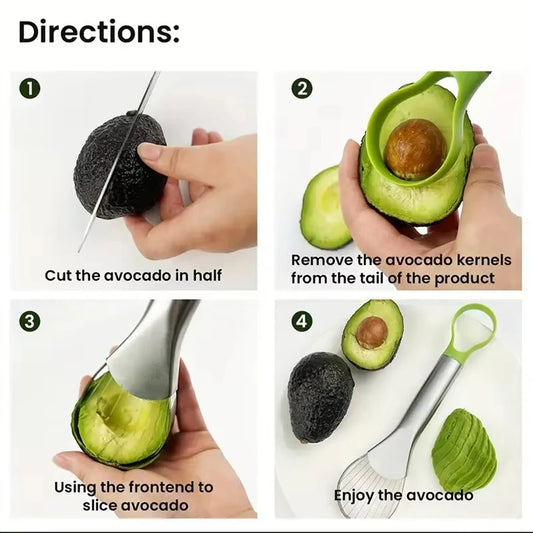 Avocado, Kiwi & Pitaya Fruit Slicer and Scoop Tool