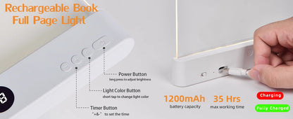 LED Flat Panel Book Reading Light