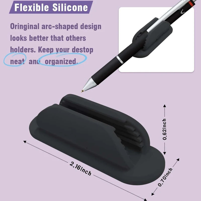 Adhesive Desk Pen Holder Clip